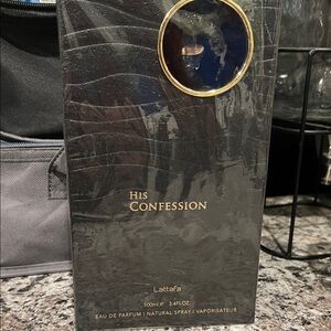 Lattafa His Confession Eau de Parfum - Black